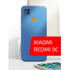 Чехол для телефона Akami Jam для Xiaomi Redmi 9C синий (23582)