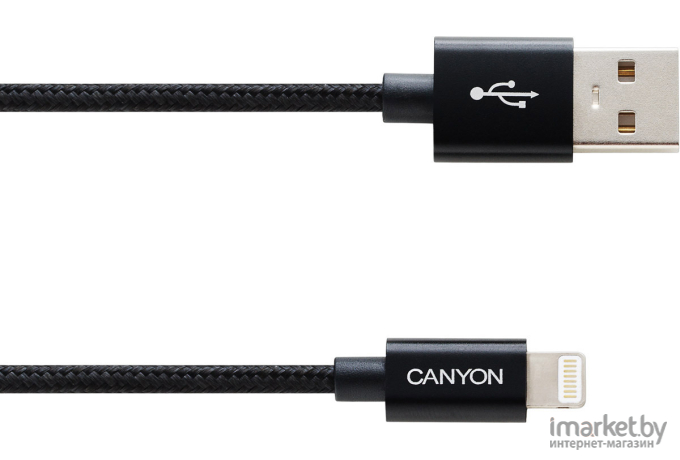 Кабель Canyon CNS-USBC12W USB-C - USB-C White
