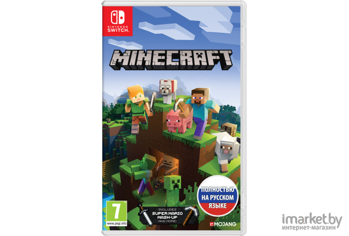 Игра для приставки Nintendo Minecraft RU version (45496420611)