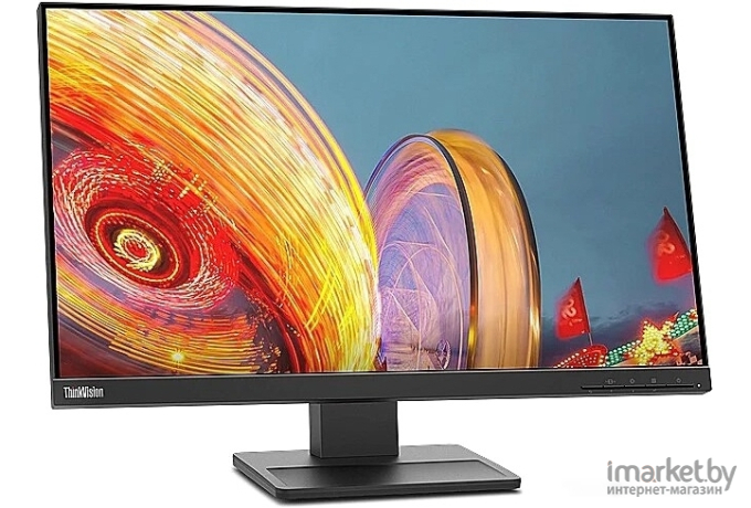 Монитор Lenovo ThinkVision E24q-20 черный (62CFGAT1IS)