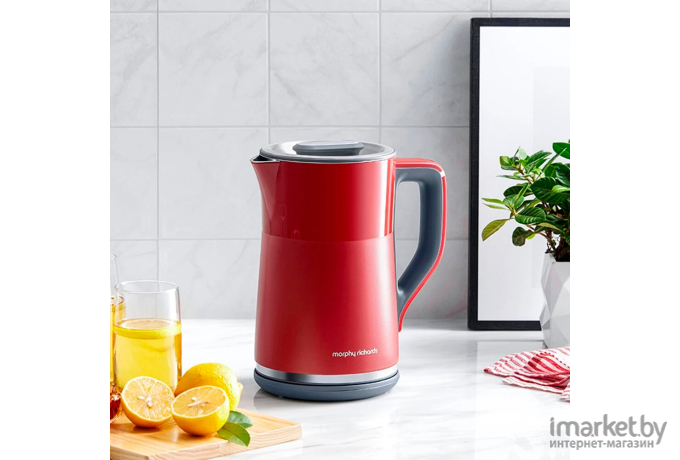 Электрочайник Morphy Richards Harmony MR6070R красный