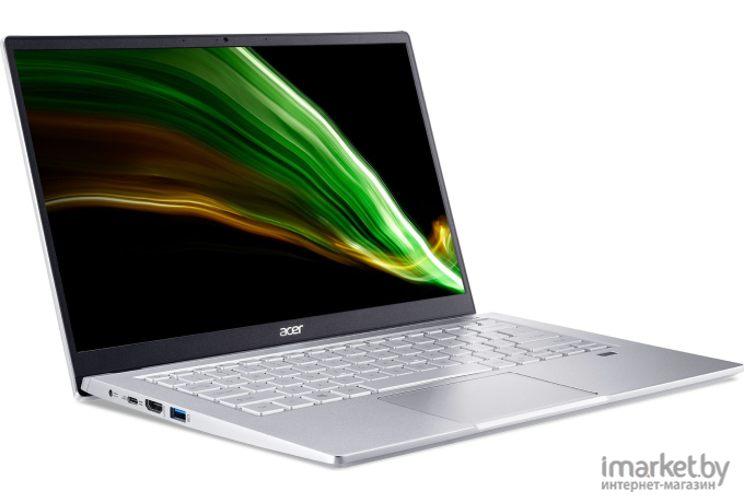 Ультрабук Acer Swift 3 SF314-43-R3KD Ryzen 5 5500U серебристый (NX.AB1ER.00D)