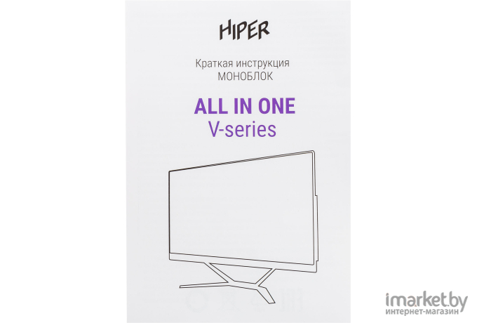 Моноблок Hiper V8 i5 12400 16Gb/SSD1Tb черный (HV8H6I5S1R16B)