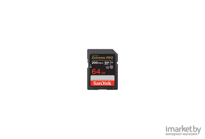 Карта памяти SanDisk SDXC 64GB Extreme Pro UHS-I Class 3 (SDSDXXU-064G-GN4IN)