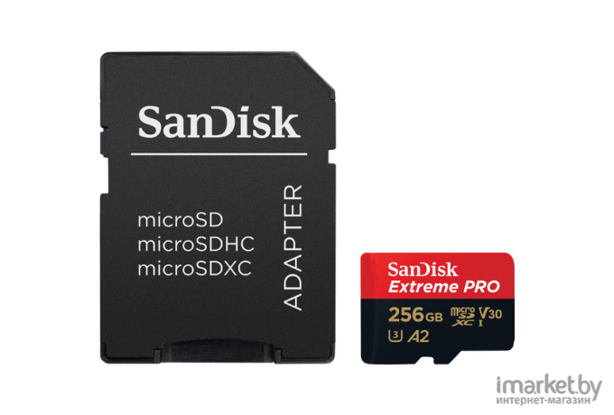 Карта памяти SanDisk microSDXC 256GB Ultra Class 10 (SDSQXCD-256G-GN6MA)