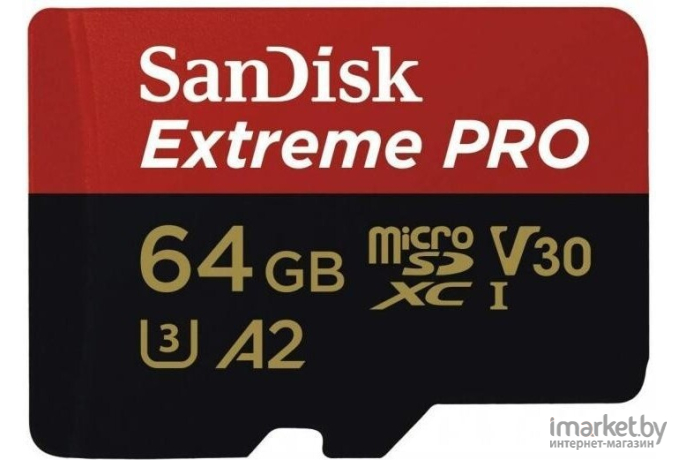 Карта памяти SanDisk microSDXC 64GB Ultra Class 10 (SDSQXCU-064G-GN6MA)