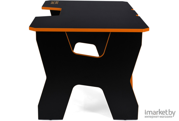 Компьютерный стол Generic Comfort Gamer2/DS/NO черный/оранжевый
