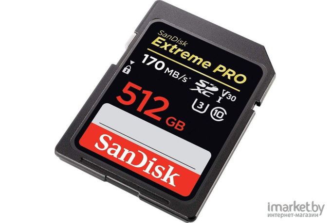 Карта памяти SanDisk SDXC 512GB Extreme Pro UHS-I Class 3 (SDSDXXD-512G-GN4IN)