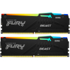 Оперативная память Kingston Fury Beast RGB 2x8GB DDR5 5600Mhz (KF556C40BBAK2-16)