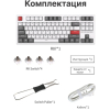 Клавиатура Royal Kludge RK-R87 White (USB, RGB, Hot Swap, Red switch)