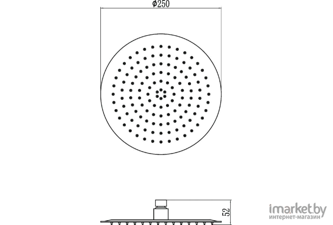 Верхний душ Ledeme L70013-25