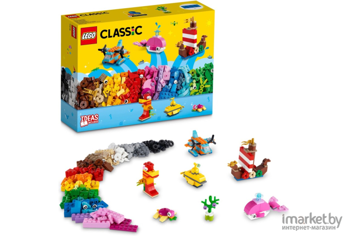 Конструктор Lego Classic Творческое веселье в океане (11018)