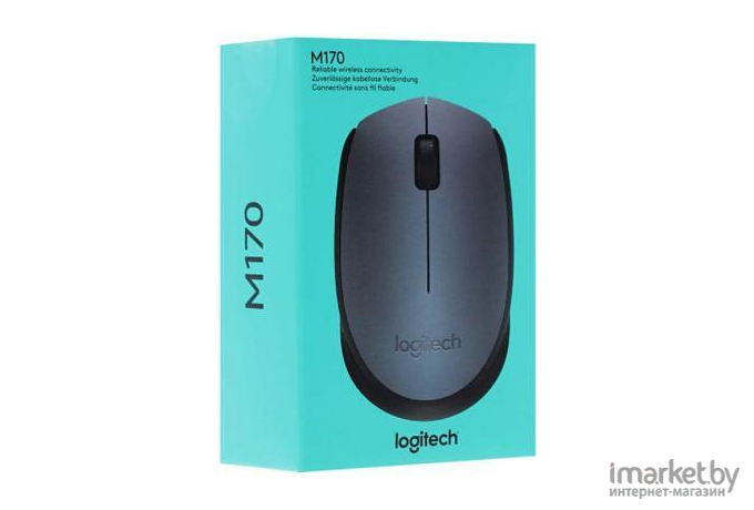 Мышь Logitech M170 Серый/Черный (910-004646)