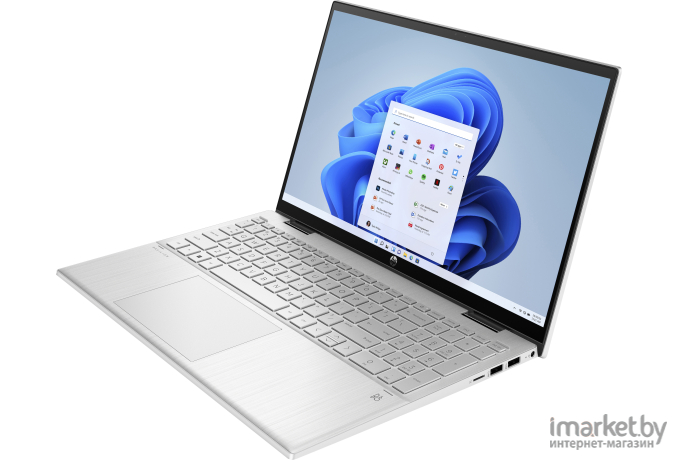 Ноутбук HP Pavilion x360 15-er1114nw серебристый (712C4EA)