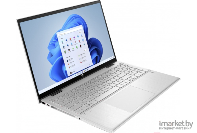 Ноутбук HP Pavilion x360 15-er1114nw серебристый (712C4EA)