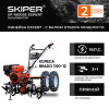 Мотоблок Skiper SP-1600SE Expert + колеса Brado 6.00-12 (комплект)