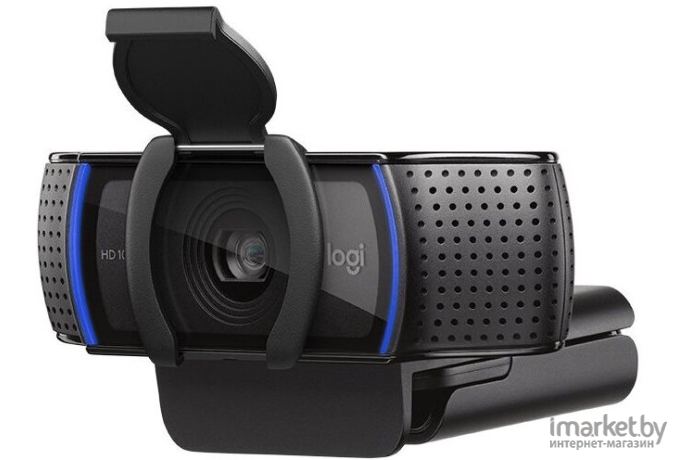 Камера Web Logitech HD Pro Webcam C920S черный 3Mpix (960-001257)