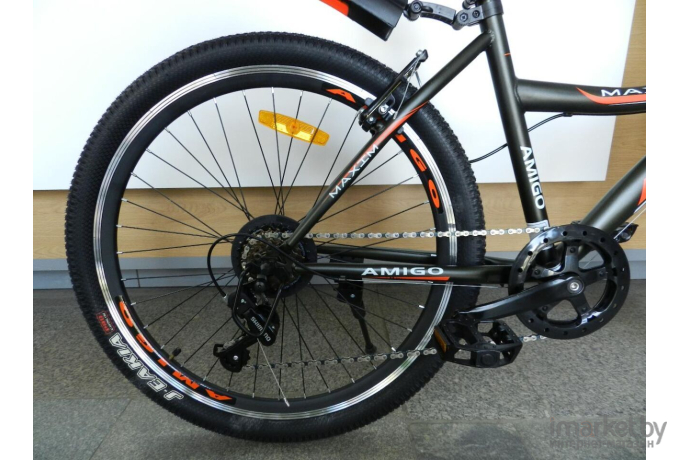 Велосипед детский Amigo 001 Maxim 26 черный/оранжевый