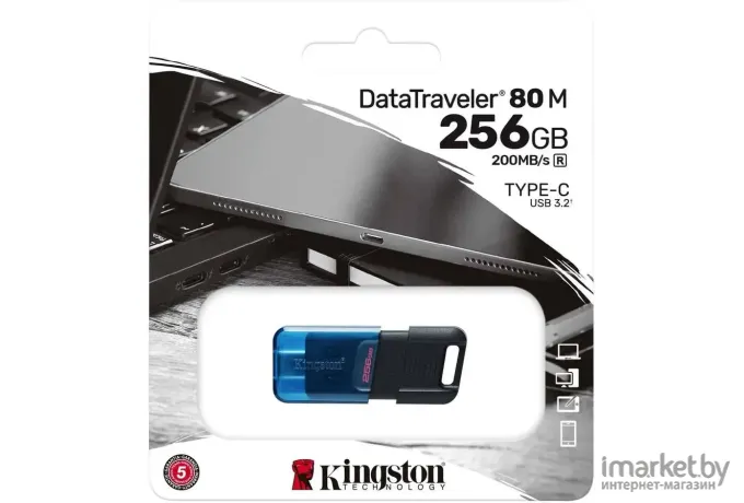 USB Flash-накопитель Kingston DataTraveler 80 M 256GB (DT80M/256GB)