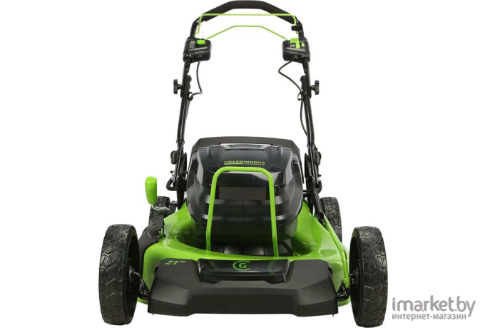 Аккумуляторная газонокосилка GreenWorks GC82LM51SP2 82В (2515907)