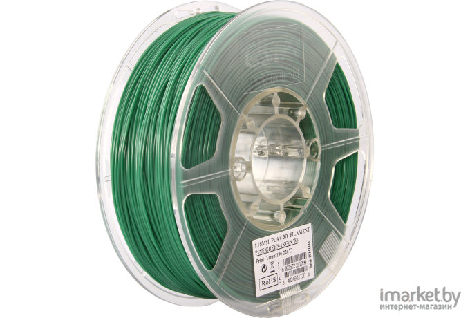 Пластиковая нить eSUN PLA+ 1,75 мм Pine Green (PLA+175PG1)