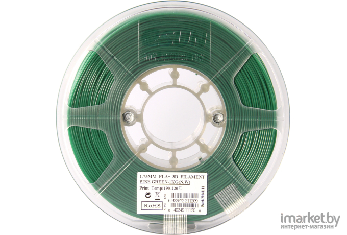 Пластиковая нить eSUN PLA+ 1,75 мм Pine Green (PLA+175PG1)