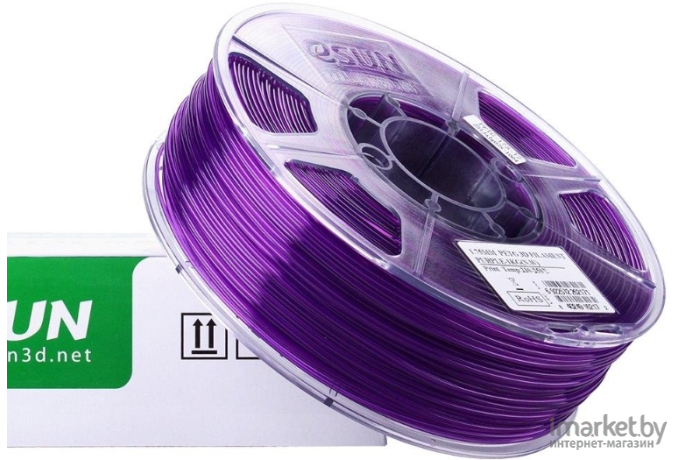 Пластиковая нить eSUN PETG 1,75 мм Transparent Purple (PETG175Z1)