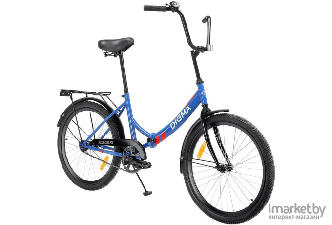 Велосипед Digma Acrobat городской складной синий (ACROBAT-24/16-ST-R-BL)