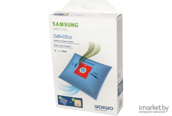 Комплект пылесборников Worwo SMB01LUZ40_T для Samsung VP95B VP77 40 шт