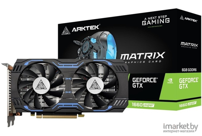 Видеокарта Arktek GeForce GTX 1660 Super 6GB GDDR6 (AKN1660SD6S6GH1)