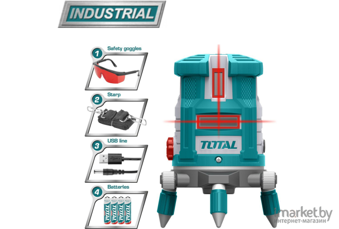 Уровень лазерный Total TLL306505