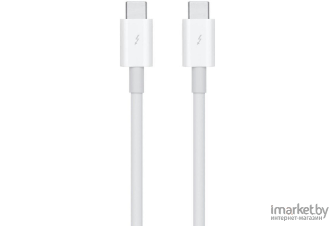 Кабель Apple MQ4H2ZM/A 0.8м белый