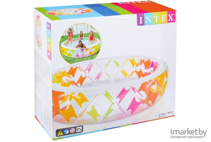 Детский бассейн Intex Swim Center Pinwheel (56494NP)