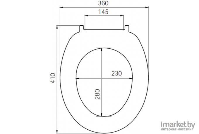 Сиденье для унитаза Iddis ID 01 061.1 белый