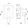 Смеситель IDDIS Slide черный (SLIBL00i67)