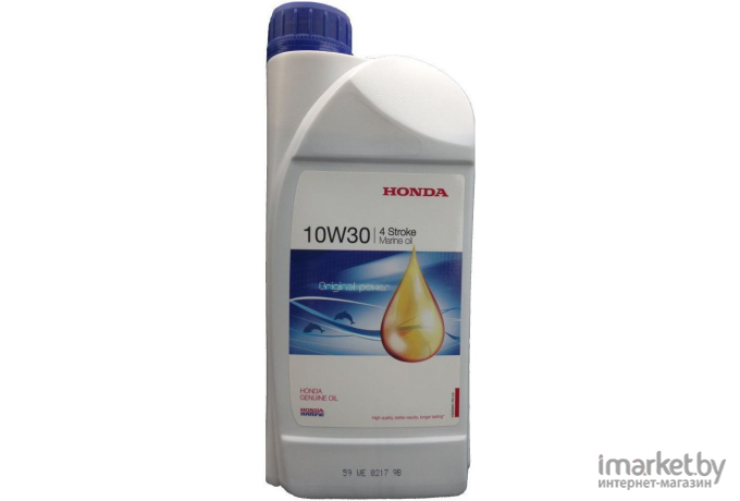 Масло полусинтетическое Honda Marine Oil 10W-30 1л для лодочных моторов (08221-999-100HE)