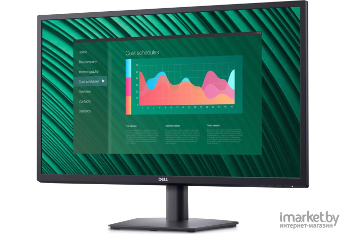 Монитор Dell E2723H черный