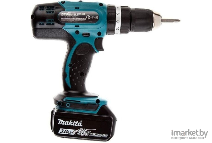 Дрель-шуруповерт Makita DHP453RFE