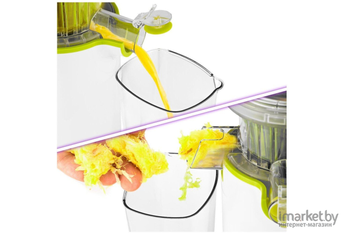 Соковыжималка Kitfort КТ-1130-2 Белый/Салатовый
