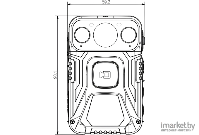 Носимый видеорегистратор Dahua DH-MPT221