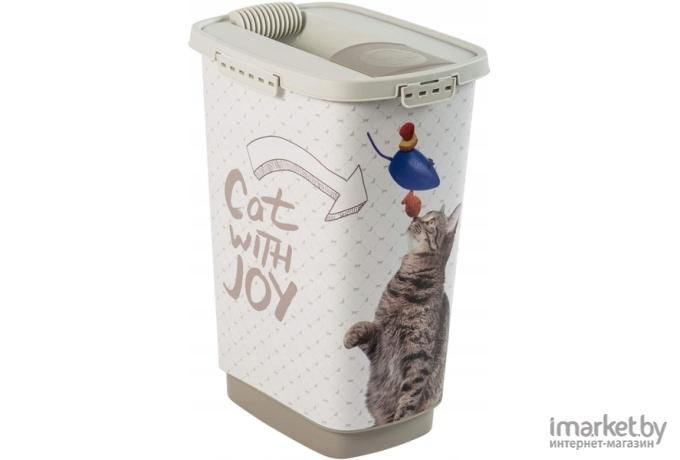 Емкость для хранения корма Rotho Cody Cat with Joy 25л белый (4001910534)