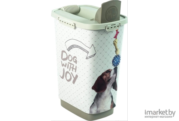 Емкость для хранения корма Rotho Cody Dog with Joy 25л белый (4001910535)