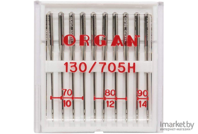 Иглы для швейной машины Organ 10/70-90 Blister универсальные