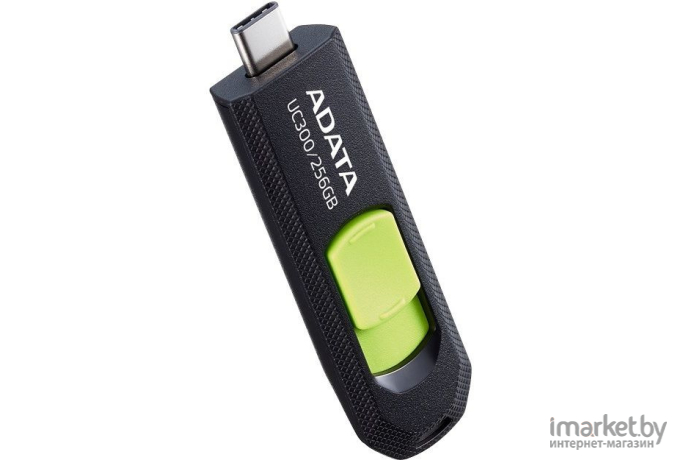 USB-Flash (флешка) A-Data 256Gb ACHO-UC300-256G-RBK/GN зеленый