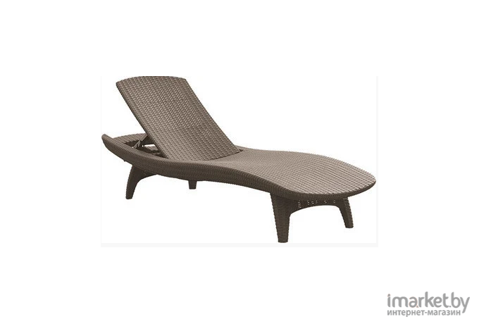 Шезлонг Keter Pacific Lounger коричневый (211104)