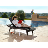 Шезлонг Keter Pacific Lounger коричневый (211104)