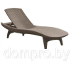 Шезлонг Keter Pacific Lounger коричневый (211104)