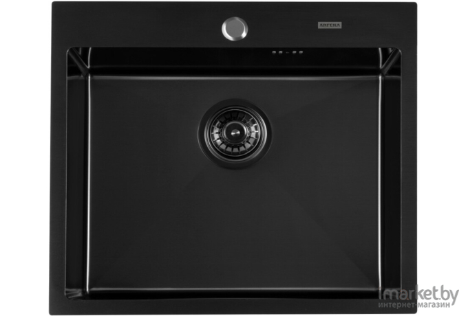Кухонная мойка Arfeka AF 600х505 Black PVD Nano