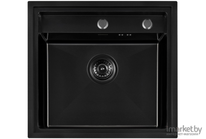 Кухонная мойка Arfeka Eco AR 520х490 Black PVD Nano
