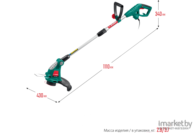 Триммер Зубр ТСН-33-600